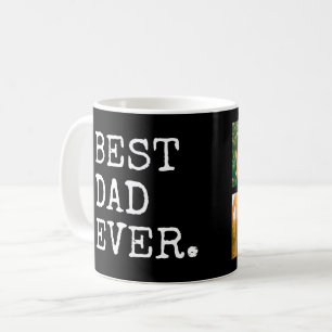 Bester Vater je 4 FotoCollage Kaffeetasse