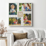 Bester Vater je 4 Fotomaterial Beige und Weiß Leinwanddruck<br><div class="desc">Benutzerdefinierte Foto Collage Canvas Print für den besten Vater aller Zeiten. Die Vorlage ist Set für Sie bereit, um 4 Ihrer Lieblings-Fotos, das Jahr und die erste. Ein großartiges Geschenk für den Vatertag, einen Geburtstag oder als Beibehaltung eines Ereignisses oder einer persönlichen Leistung. Das Design hat eine neutrale Farbpalette in...</div>