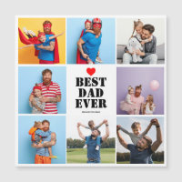 Bester Vater je 8 Foto Collage Vatertag Geschenk