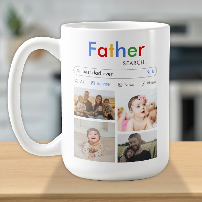 Bester Vater je Baby Kinder Niedliche Fotosammlung Kaffeetasse (Von Creator hochgeladen)
