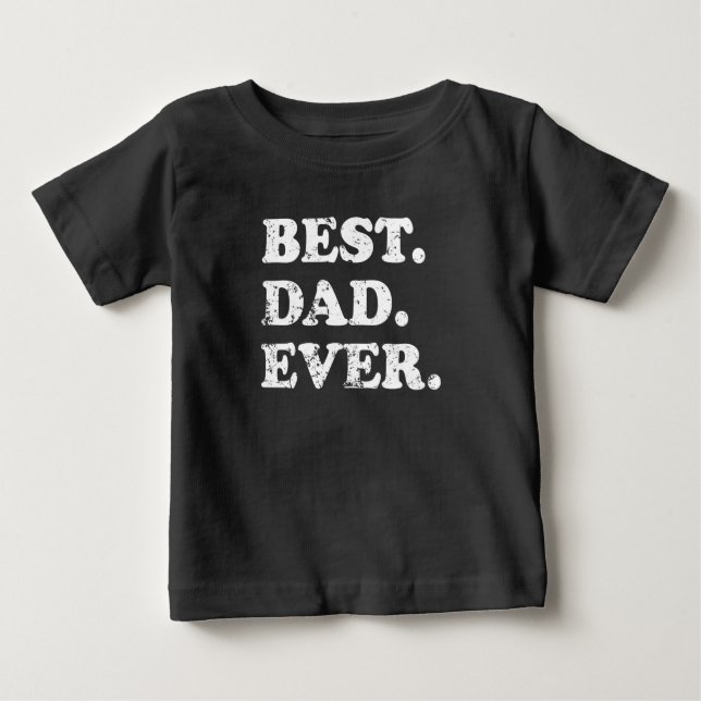Bester Vater je Baby T-shirt (Vorderseite)