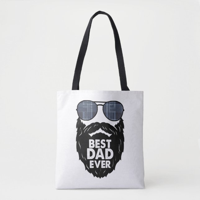 Bester Vater je Bart bärtige Vater Sonnenbrille sc (Vorderseite)