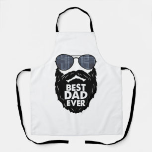 Bester Vater je Bart bärtige Vater Sonnenbrille sc Schürze