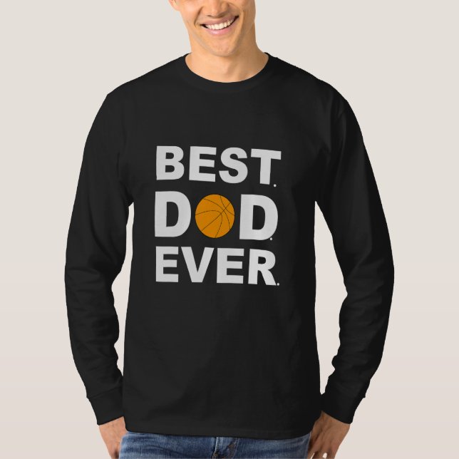 Bester Vater je Basketball T-Shirt (Vorderseite)