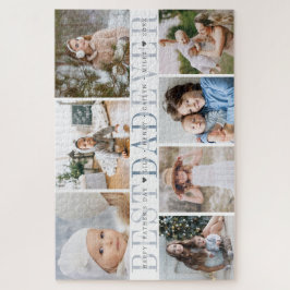 Bester Vater je | Benutzerdefinierte Message & Kid Puzzle