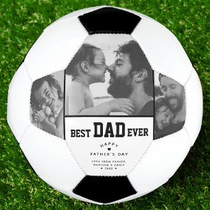 Bester Vater je benutzerdefinierten 3-Foto-Vaterta Fußball