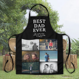 Bester Vater je benutzerdefinierten 6-FotoCollage Schürze