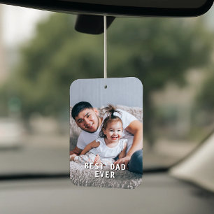 Bester Vater je - Benutzerdefiniertes Foto Autolufterfrischer