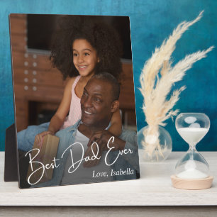 Bester Vater je benutzerdefiniertes Foto Fotoplatte