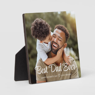 Bester Vater je benutzerdefiniertes Foto Fotoplatte