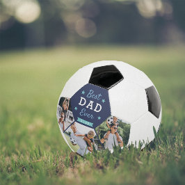 Bester Vater je benutzerdefiniertes Foto Fußball