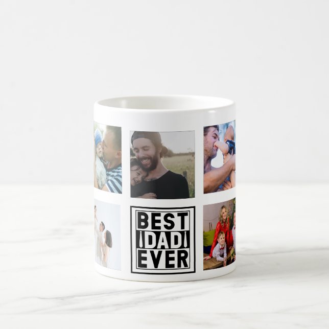 Bester VATER je benutzerdefiniertes Foto Kaffeetasse (Mittel)