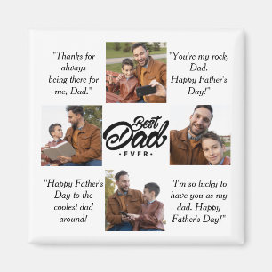 Bester Vater je benutzerdefiniertes Foto Magnet