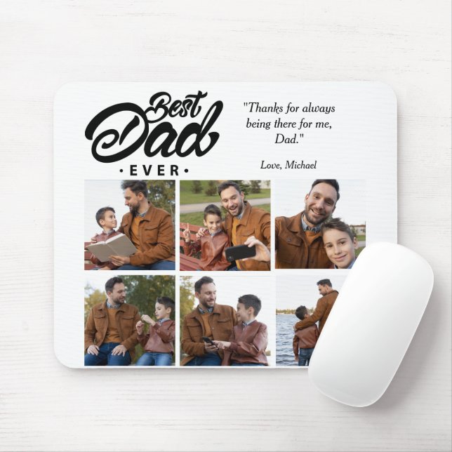 Bester Vater je benutzerdefiniertes Foto Mousepad (Mit Mouse)