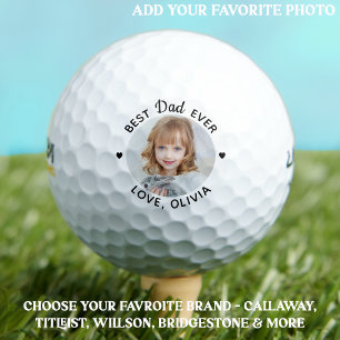 Bester VATER je benutzerdefiniertes Foto Personali Golfball