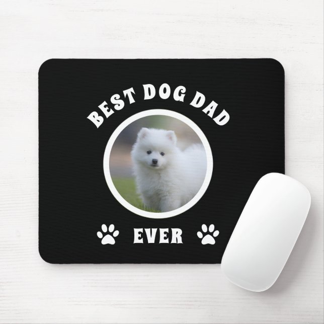 Bester Vater je benutzerdefiniertes Foto Personali Mousepad (Mit Mouse)