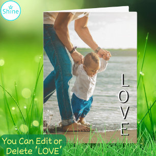 Bester VATER je Bester Vater je Liebe individuelle Karte