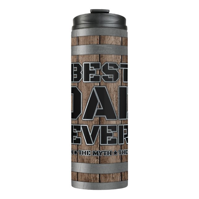 Bester Vater je Bierbarrel Thermosbecher (Vorderseite)