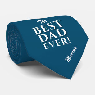 Bester Vater je Blauer Vater Krawatte