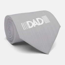 Bester Vater je Bold Typografy Grau Krawatte