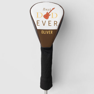 Bester Vater je braun Gelb Orange Moderne Gitarre Golf Headcover