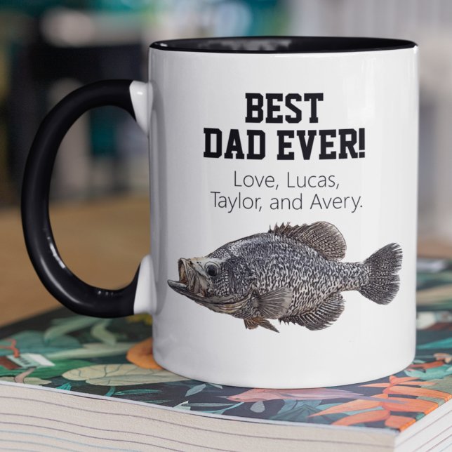 Bester Vater je Cooler Fisch Crappie Vatertag Tasse (Von Creator hochgeladen)