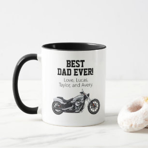 Bester Vater je Cooles Motorrad Vaterbike Tasse