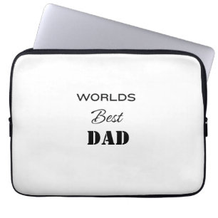Bester Vater je Custom Foto Vatertag Geschenk Laptopschutzhülle