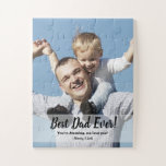 Bester Vater je! Custom Foto Vatertag Puzzle<br><div class="desc">Unser "Bester Vater aller Zeiten! Custom Foto Vatertag Puzzle" - ein herzliches und einzigartiges Geschenk, um die besondere väterliche Figur in Ihrem Leben zu feiern. Dieses Rätsel erlaubt es Ihnen, es mit einer persönlichen Nachricht und einem beliebten Foto anzupassen, indem Sie Ihrem Vatertagsgeschenk eine persönliche Touch hinzufügen. Passen Sie alle...</div>