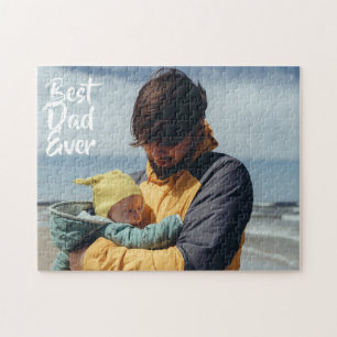 Bester Vater je Custom Foto Vathers Day Geschenk Puzzle