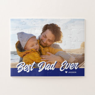 Bester Vater je Custom Foto Vathers Day Geschenk Puzzle