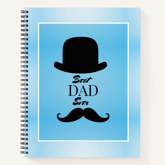 Bester Vater je Custom Vatertag Spiral Notebook Notizbuch (Vorderseite)