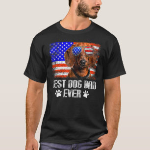 Bester Vater je Dackel T-Shirt