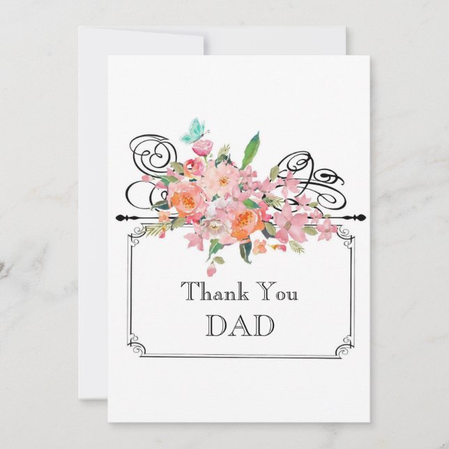 Bester Vater je Dankeskarte (Vorderseite)