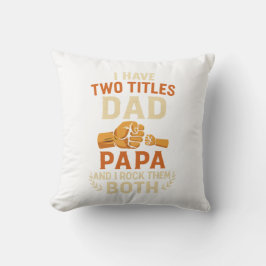 Bester Vater je - Design des Vintagen Vaters Kissen