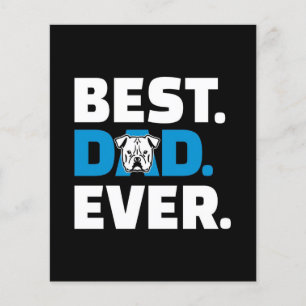 Bester Vater je Dog Lover Gift Flyer