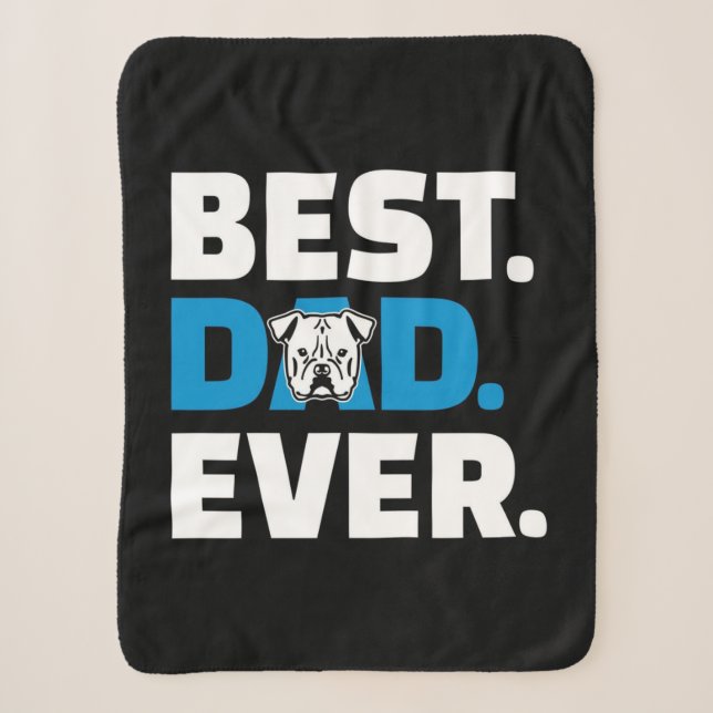 Bester Vater je | Dog Lover Gift Sherpadecke (Vorderseite)