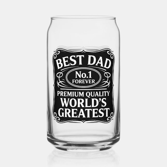 Bester Vater je Dosenglas (Vorderseite)