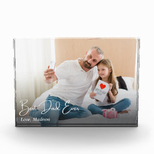 Bester Vater je einfaches benutzerdefiniertes Foto