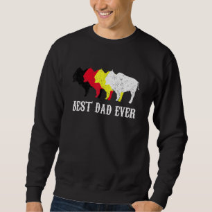 Bester Vater je einheimischer Amerikanische Ureinw Sweatshirt