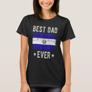 Bester Vater je El Salvador Flag Bester Salvadoria T-Shirt