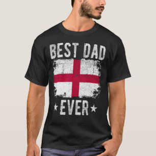 Bester Vater je England Flaggen Bester englischer  T-Shirt