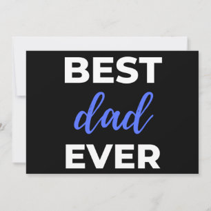 Bester Vater je Feiertagskarte