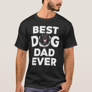 Bester Vater je flach beschichteter Retriever T-Shirt