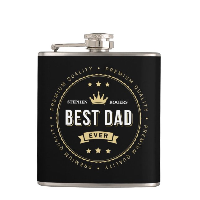 Bester Vater je Flachmann (Vorderseite)