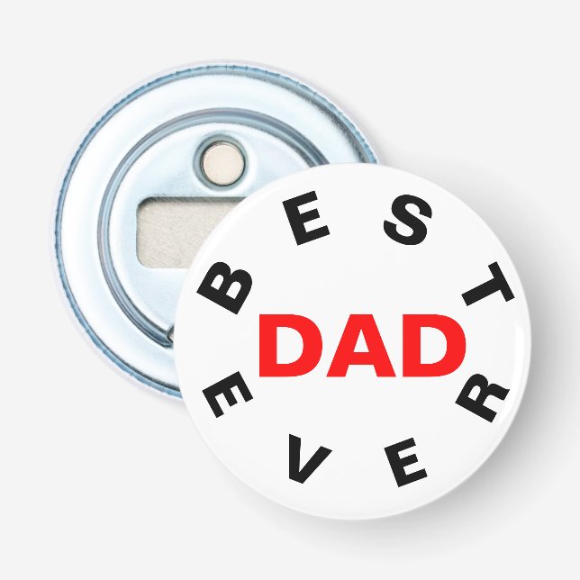 Bester VATER je Flaschenöffner (Vorderseite)