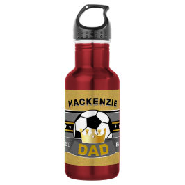 Bester VATER je FOOTBALL Sport Edelstahlflasche