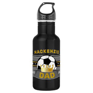 Bester VATER je FOOTBALL Sport Edelstahlflasche