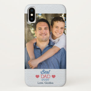 Bester Vater je Foto iPhone X Hülle