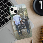 Bester Vater je Foto Case-Mate iPhone 14 Hülle<br><div class="desc">Cool dünne handgeschriebene Best Vater Ever auf Ihrem individuellen Foto.</div>